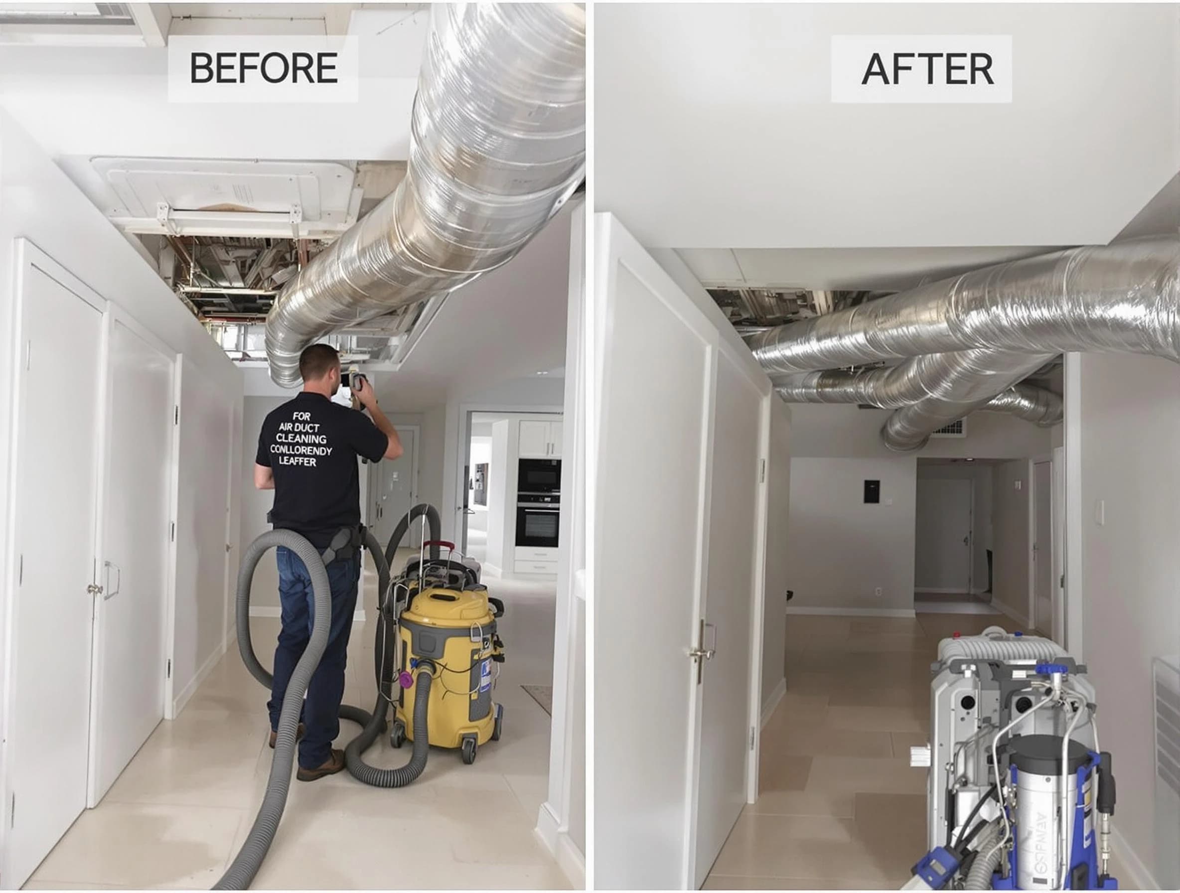 San Bernardino Air Duct Cleaning professional performing thorough air duct cleaning in San Bernardino